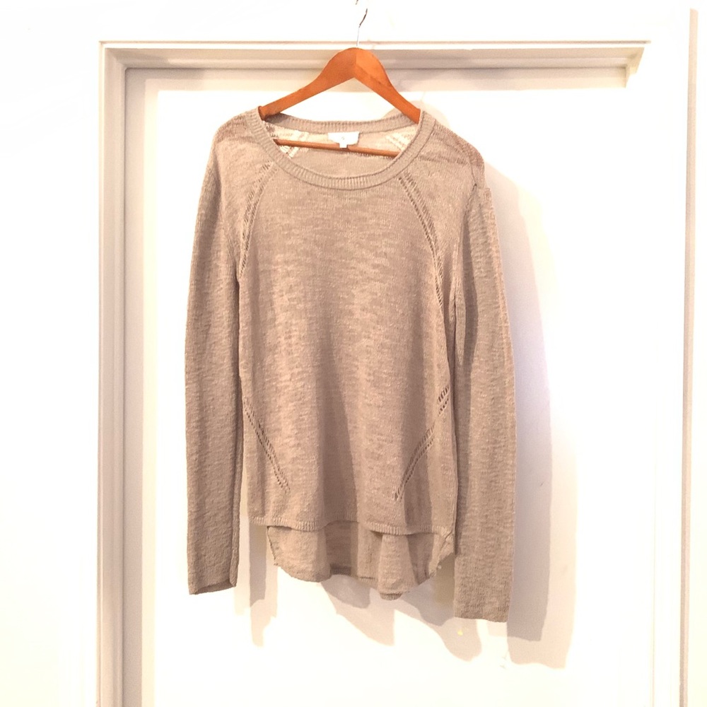 Anthropologie | Lou & Gray Cotton Knit Sweater